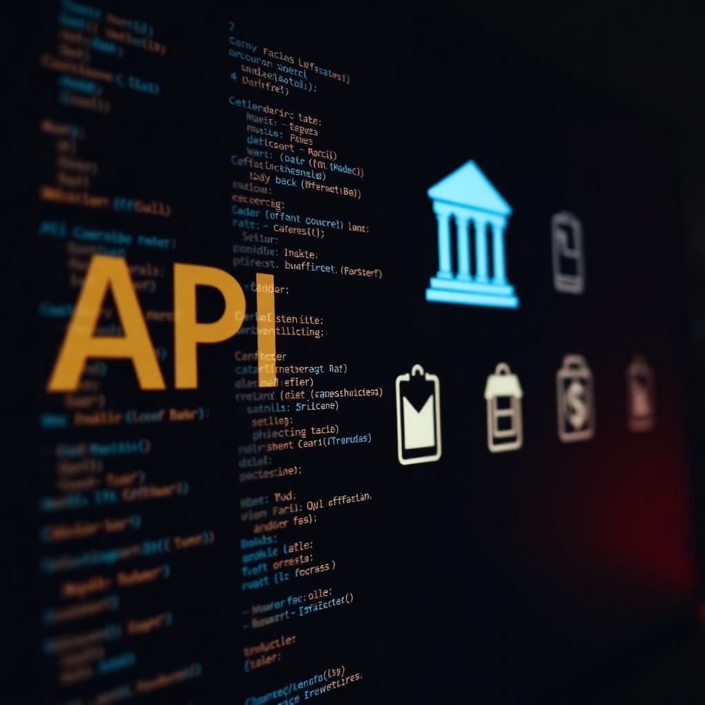 Entwicklerin arbeitet an Banking-API-Dokumentation