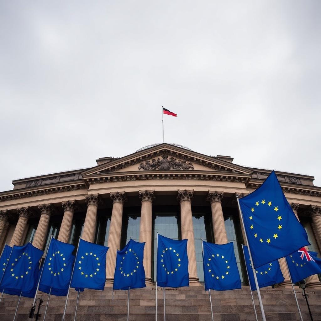 Grafik einer europäischen Landkarte mit Schuldenquoten